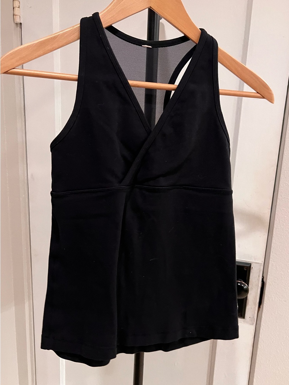 lululemon athletica Black Cross-Front Tank Top